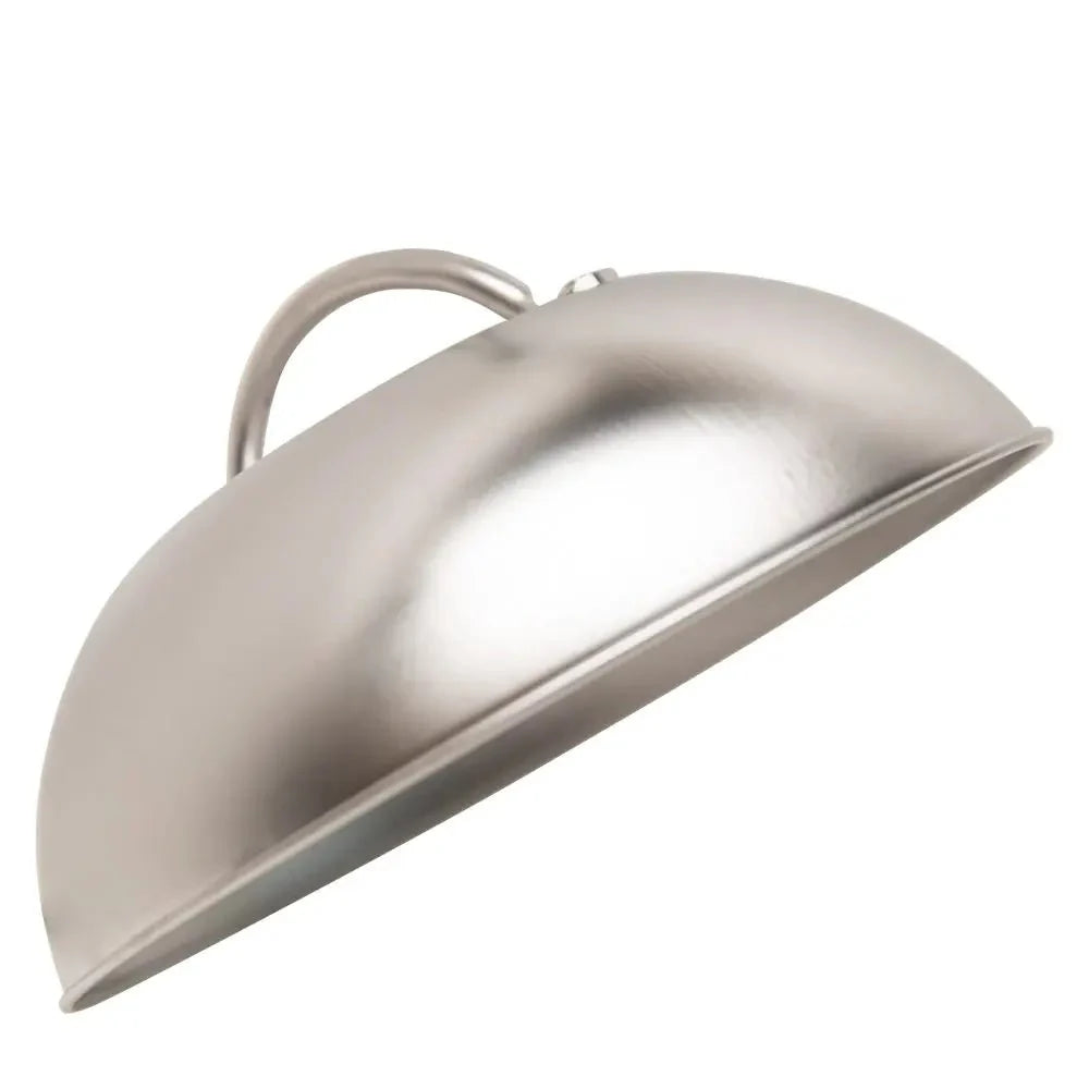 Stainless Steel Grilling Dome with Handle - Image 2