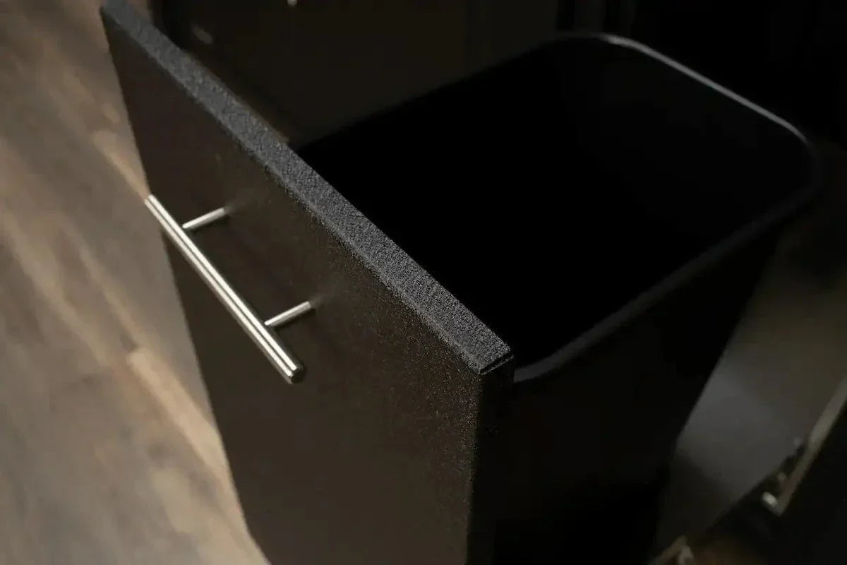 Stoll 71″ Graphite Kitchen Island with Concrete Top & Napoleon Stainless BBQ Grill - Image 5