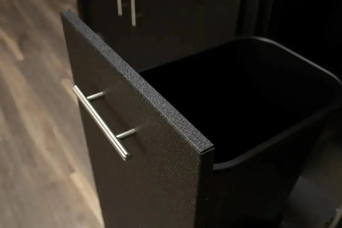 Stoll 71″ Graphite Outdoor Kitchen Island with Granite Top & Napoleon BIG32RB Matte Black BBQ Grill - Image 4