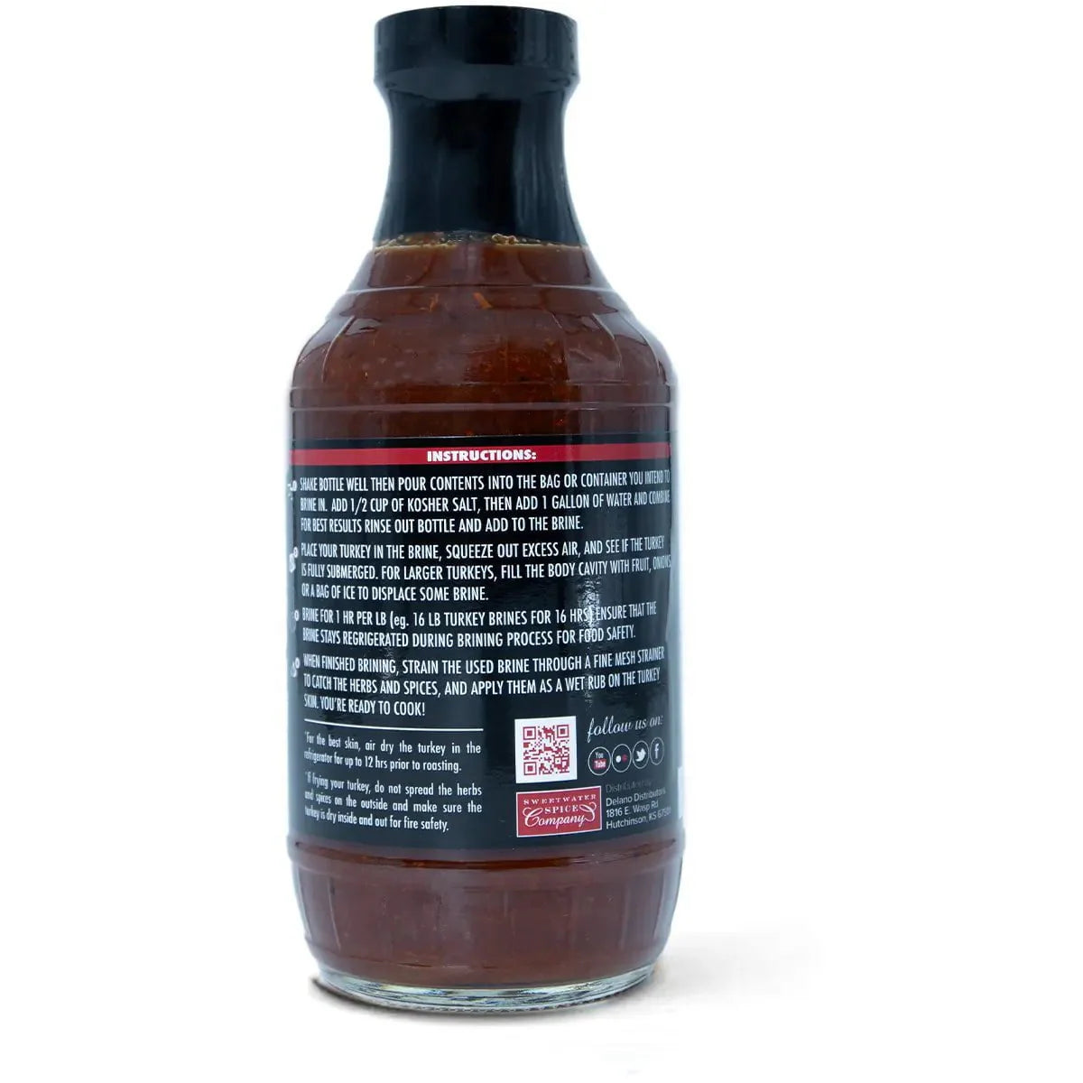 Sweetwater Spice Apple Rosemary Sage Classic Holiday Turkey Bath Brine Concentrate - Image 2