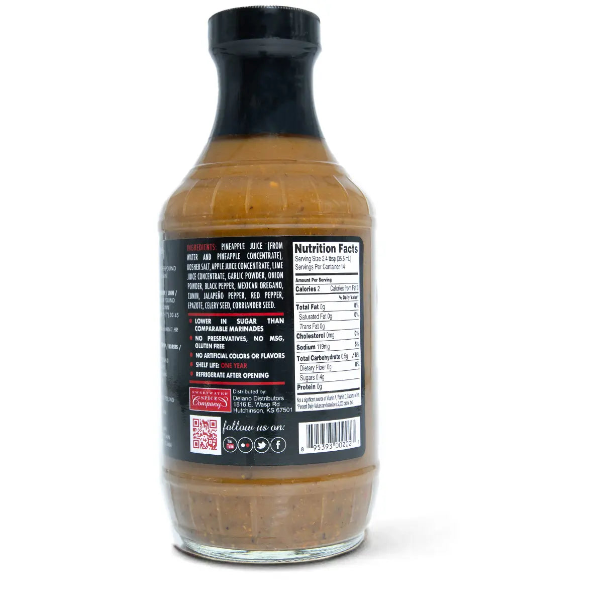 Sweetwater Spice Lime Jalapeno Fajita Bath Brine Concentrate - Image 3