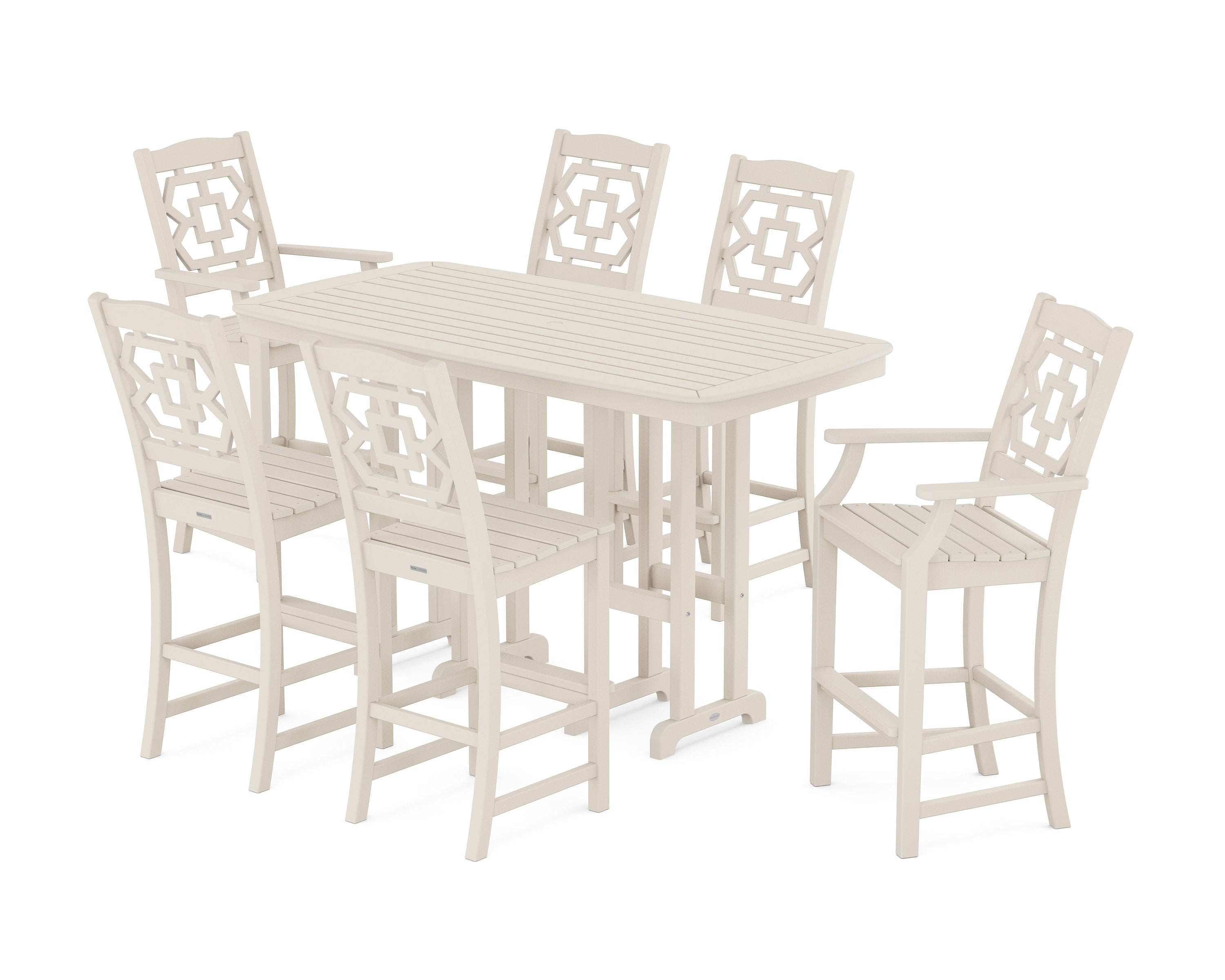 Polywood: Chinoiserie 7-Piece Bar Set - Image 4