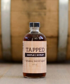Tapped Whiskey Barrel-Aged Maple Syrup. 8oz