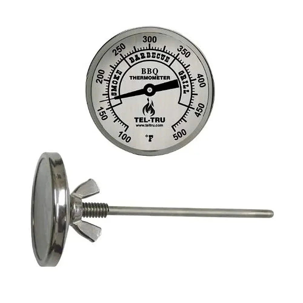 Tel-Tru BQ225 Plain Dial Barbecue Thermometer