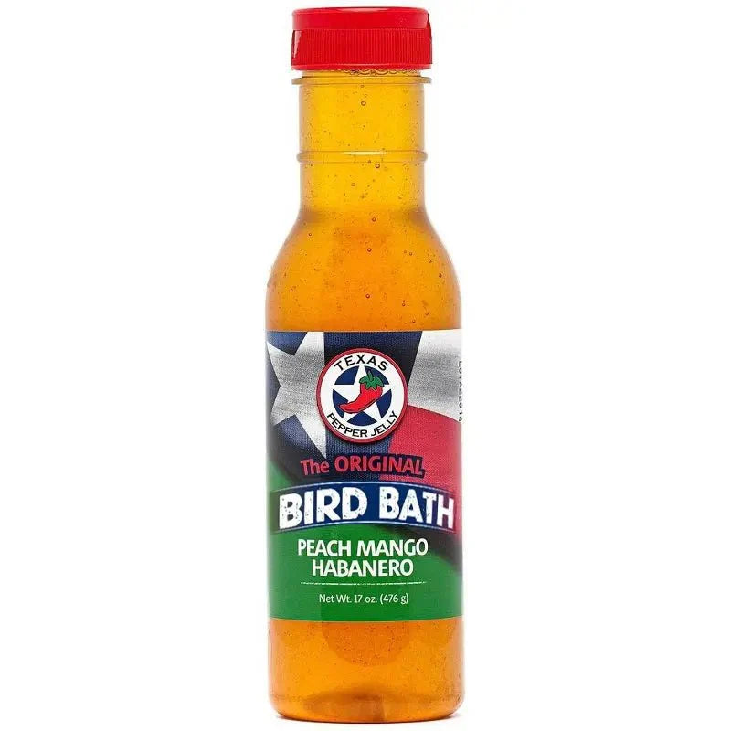 Texas Pepper Jelly Peach Mango Habanero Texas Bird Bath