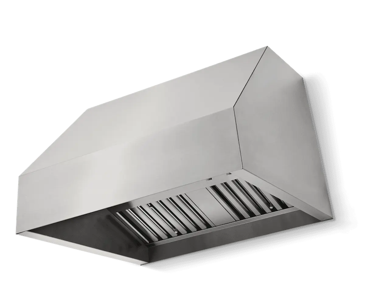 Tradewind S7200 Series Smooth Faced Wall-Mount Outdoor Hood with Internal Blower