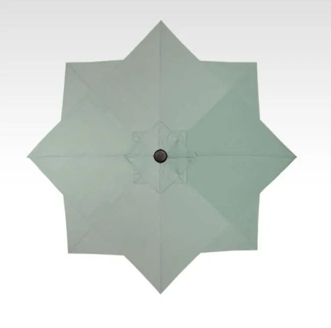 Treasure Garden 10' Stardust Umbrella with Black Frame and Spa Canopy - Image 2