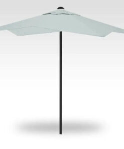 Treasure Garden 10' Stardust Umbrella with Black Frame and Spa Canopy