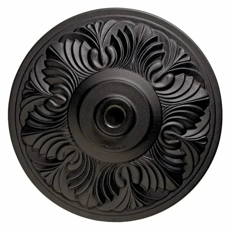 Treasure Garden 50lb Art Deco Umbrella Base with Black Finish - Image 2