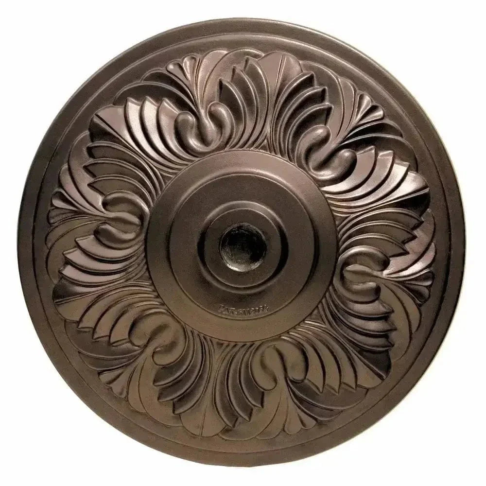 Treasure Garden 50lb Art Deco Umbrella Base with Bronze Finish - Image 2