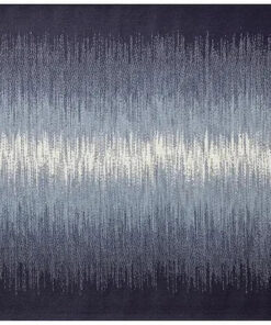 Treasure Garden 5x7 Reflections Ocean Blue Outdoor Rug