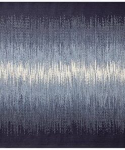 Treasure Garden 8x10 Reflections Ocean Blue Outdoor Rug