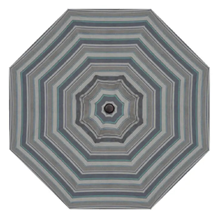 Treasure Garden 9' Octagon Auto Tilt Umbrella with Black Frame - Image 48