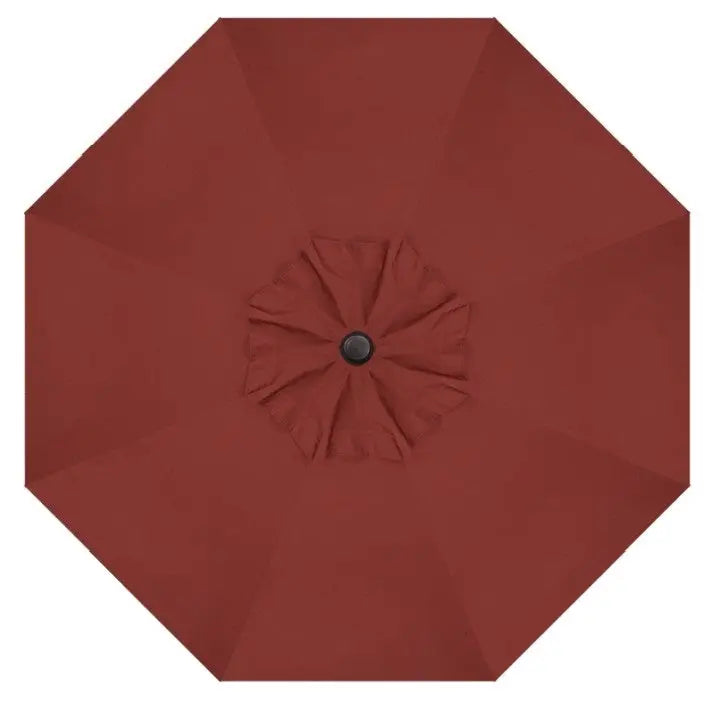 Treasure Garden 9' Octagon Auto Tilt Umbrella with Black Frame - Image 36