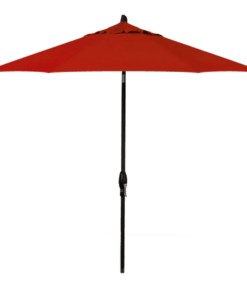 Treasure Garden 9' Octagon Auto Tilt Umbrella with Black Frame
