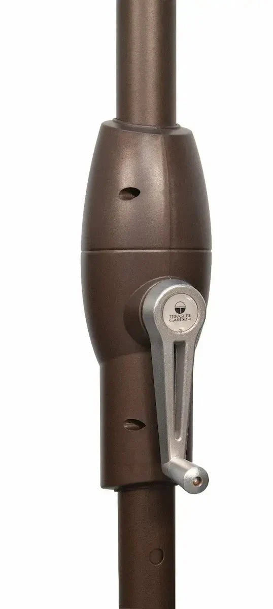 Treasure Garden 9' Octagon Auto Tilt Umbrella with Bronze Frame - Image 4