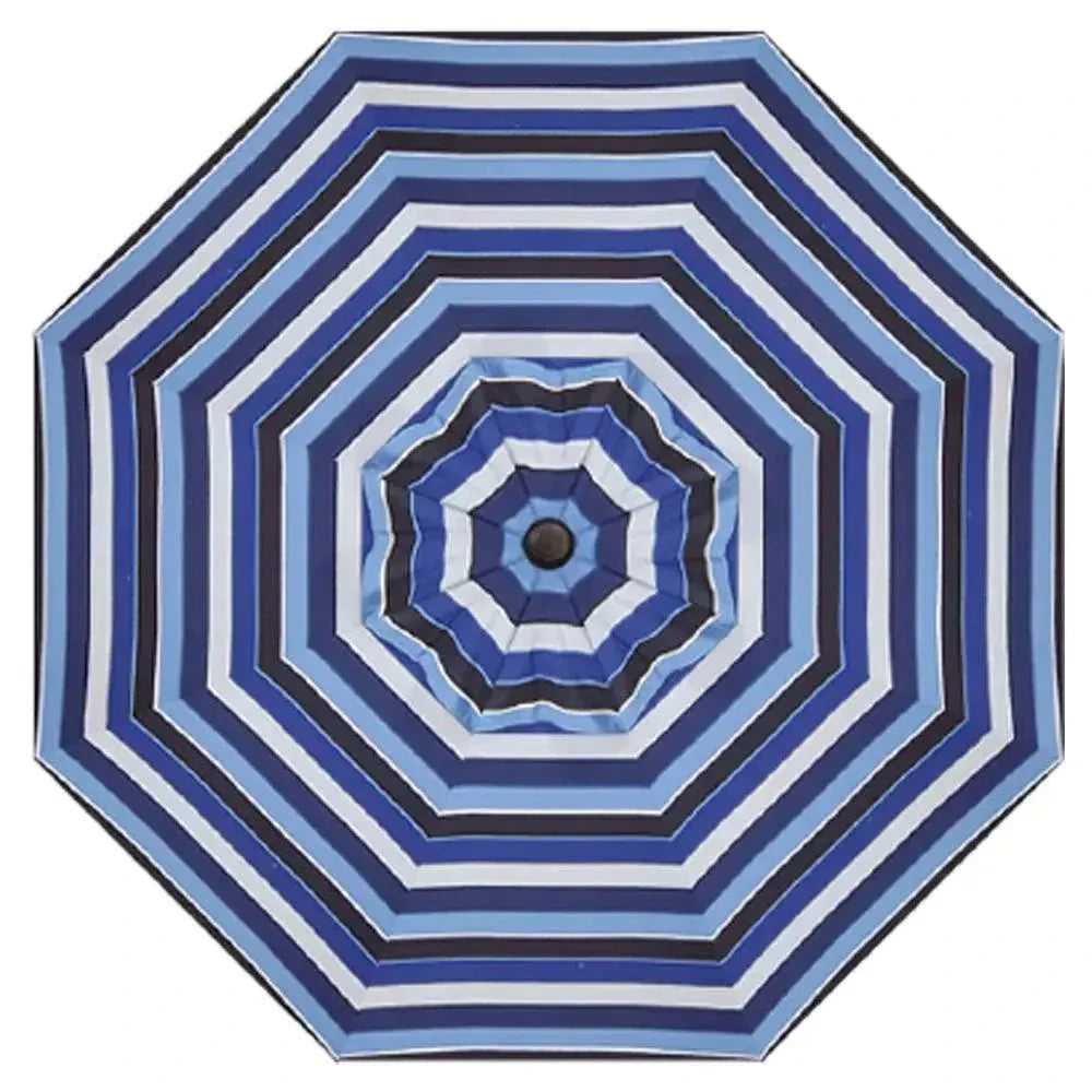 Treasure Garden 9' Octagon Push Button Tilt Umbrella with Black Frame - Image 19