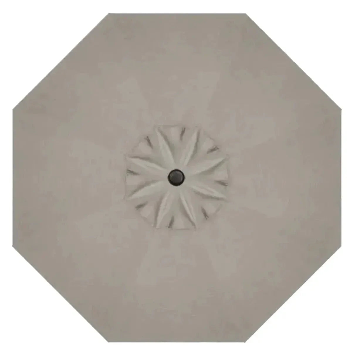 Treasure Garden 9' Octagon Push Button Tilt Umbrella with Black Frame - Image 27