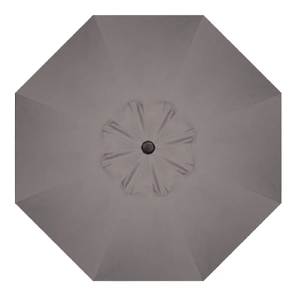 Treasure Garden 9' Octagon Push Button Tilt Umbrella with Black Frame - Image 15
