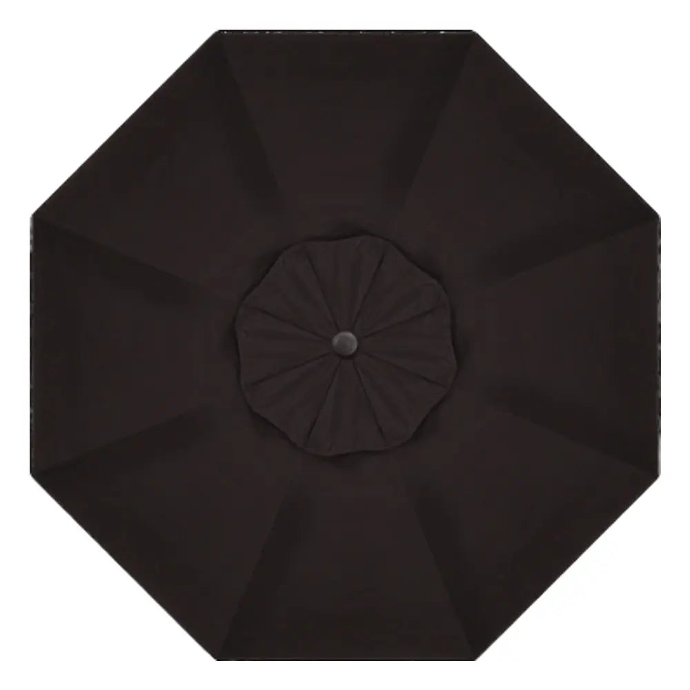Treasure Garden 9' Octagon Push Button Tilt Umbrella with Black Frame - Image 7