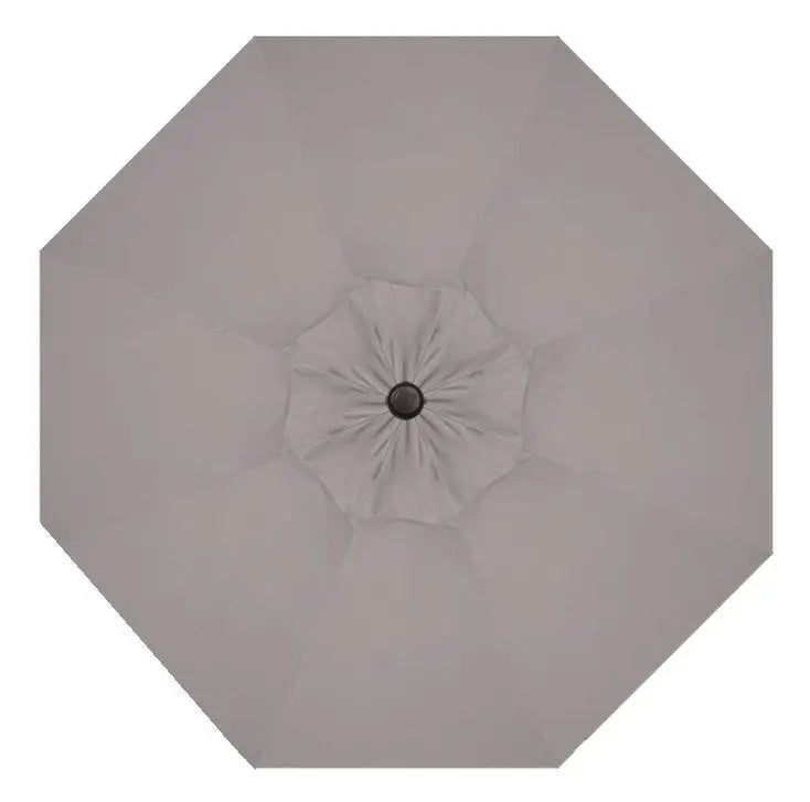 Treasure Garden 9' Octagon Push Button Tilt Umbrella with Black Frame - Image 9