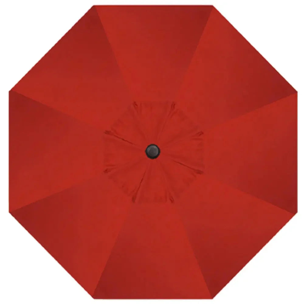 Treasure Garden 9' Octagon Push Button Tilt Umbrella with Black Frame - Image 17