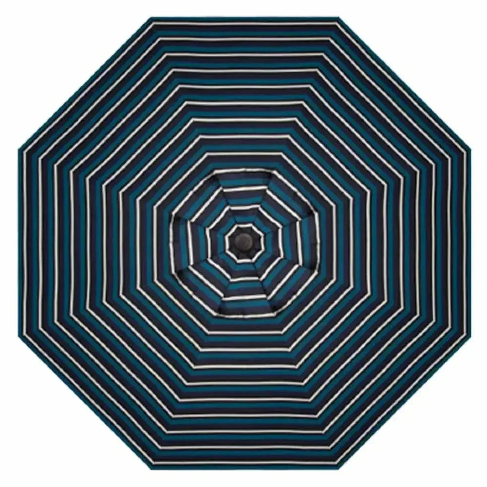 Treasure Garden 9' Octagon Push Button Tilt Umbrella with Black Frame - Image 13