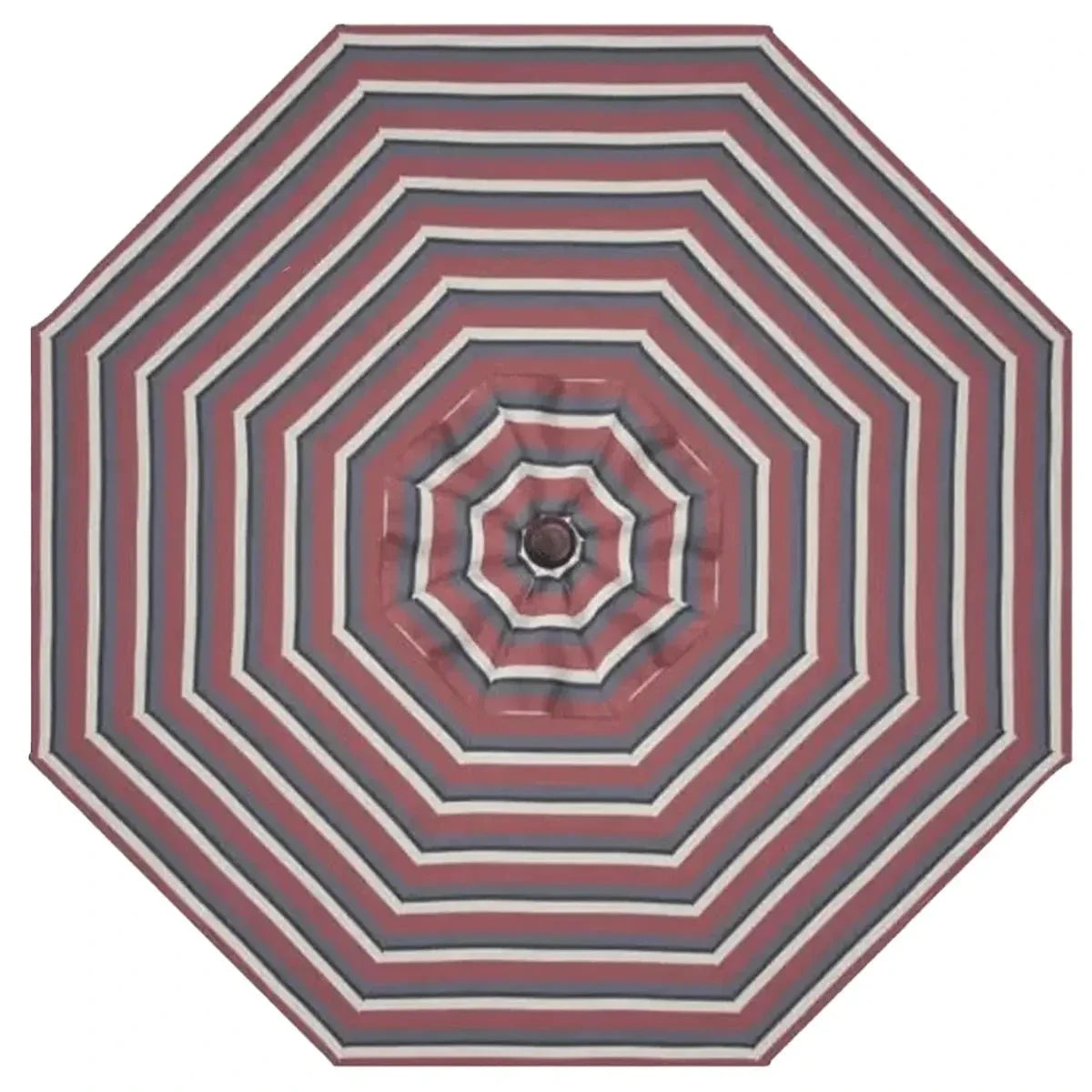 Treasure Garden 9' Octagon Push Button Tilt Umbrella with Bronze Frame - Image 21