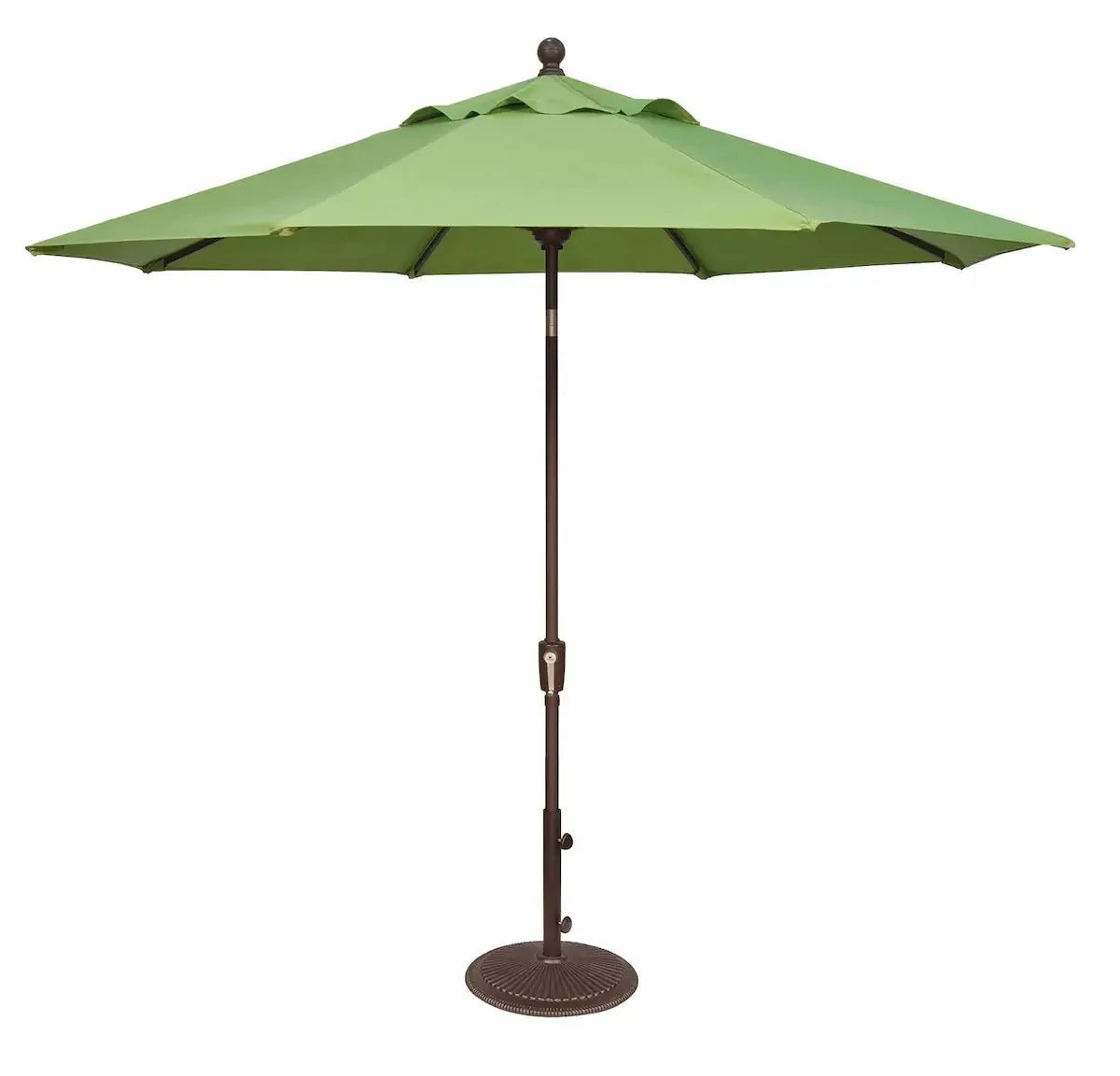 Treasure Garden 9' Octagon Push Button Tilt Umbrella with Bronze Frame