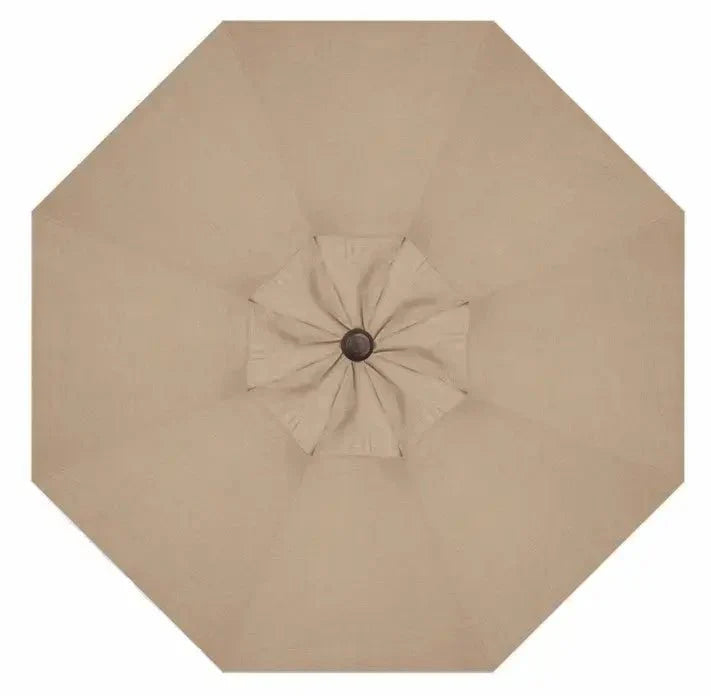 Treasure Garden 9' Octagon Push Button Tilt Umbrella with Bronze Frame - Image 15