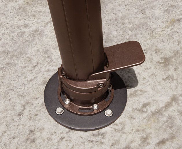 Treasure Garden Concrete Mount Kit with Expansion Bolts for AKZ or AKZP Cantilever Umbrella