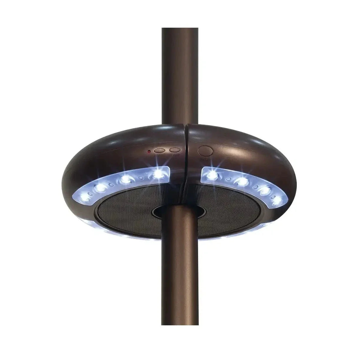 Treasure Garden Luna Umbrella Light with Bluetooth Speaker - Black Finish - Image 2