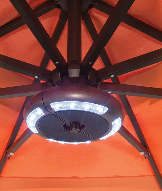 Treasure Garden Luna Umbrella Light with Bluetooth Speaker - Black Finish - Image 4