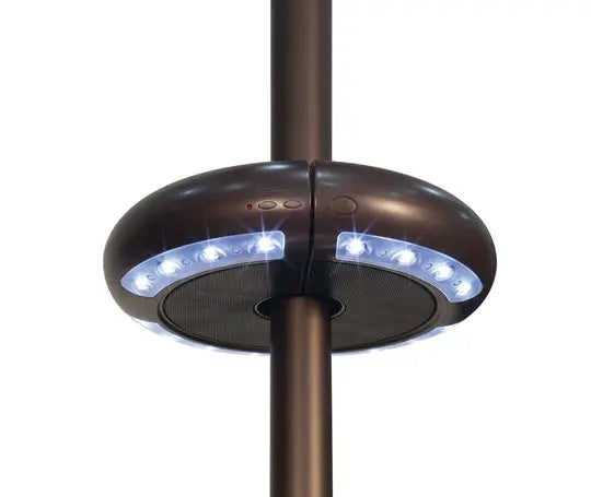 Treasure Garden Luna Umbrella Light with Bluetooth Speaker - Bronze Finish - Image 2