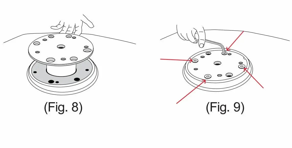 Treasure Garden Plate Bolt Set for AKZ Base - Image 2