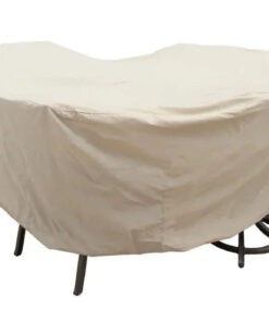 Treasure Garden Protective Cover for Large Oval or Rectangle Dining Table and Chairs