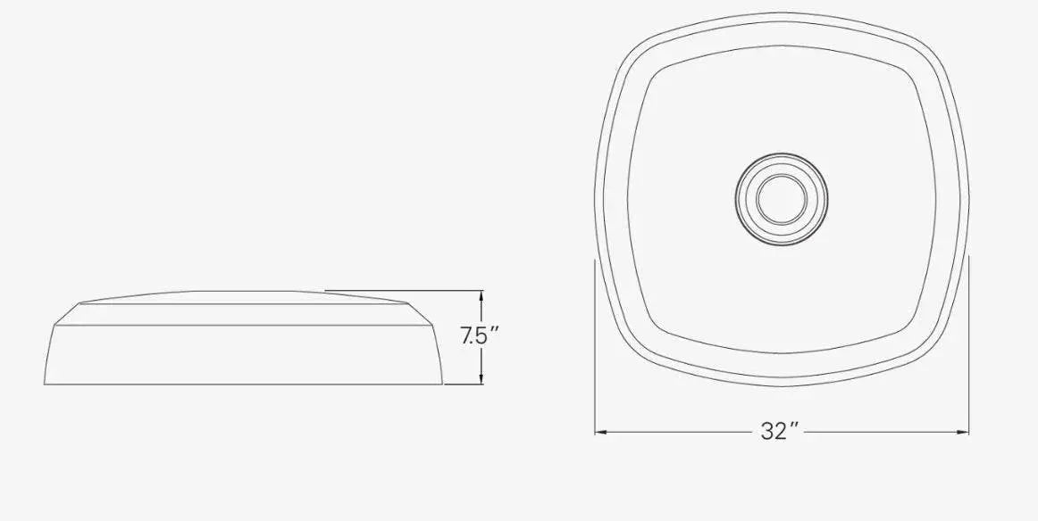 Treasure Garden Standard AKZ Umbrella Base with Black Finish - Image 2