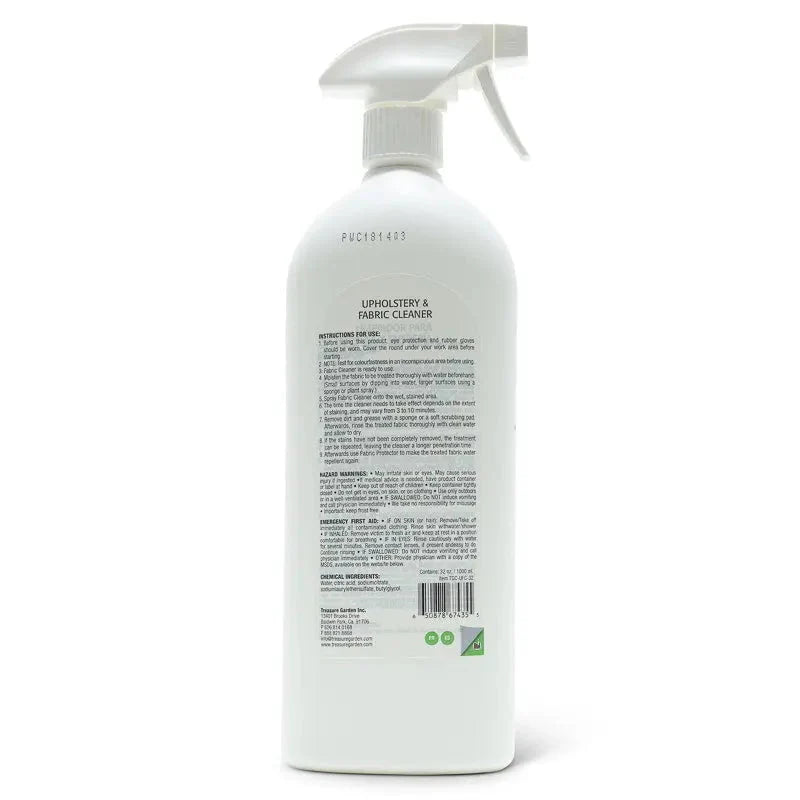 Treasure Garden Upholstery and Fabric Cleaner Spray - Image 2