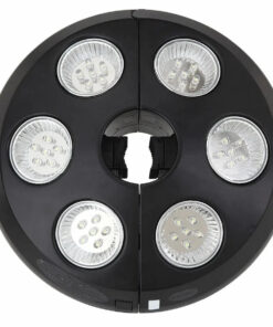 Treasure Garden Vega-L Umbrella Light with Black Finish