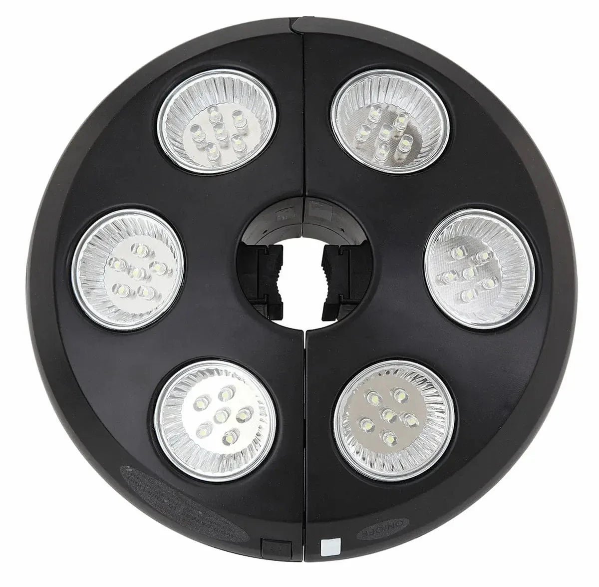 Treasure Garden Vega-L Umbrella Light with Black Finish