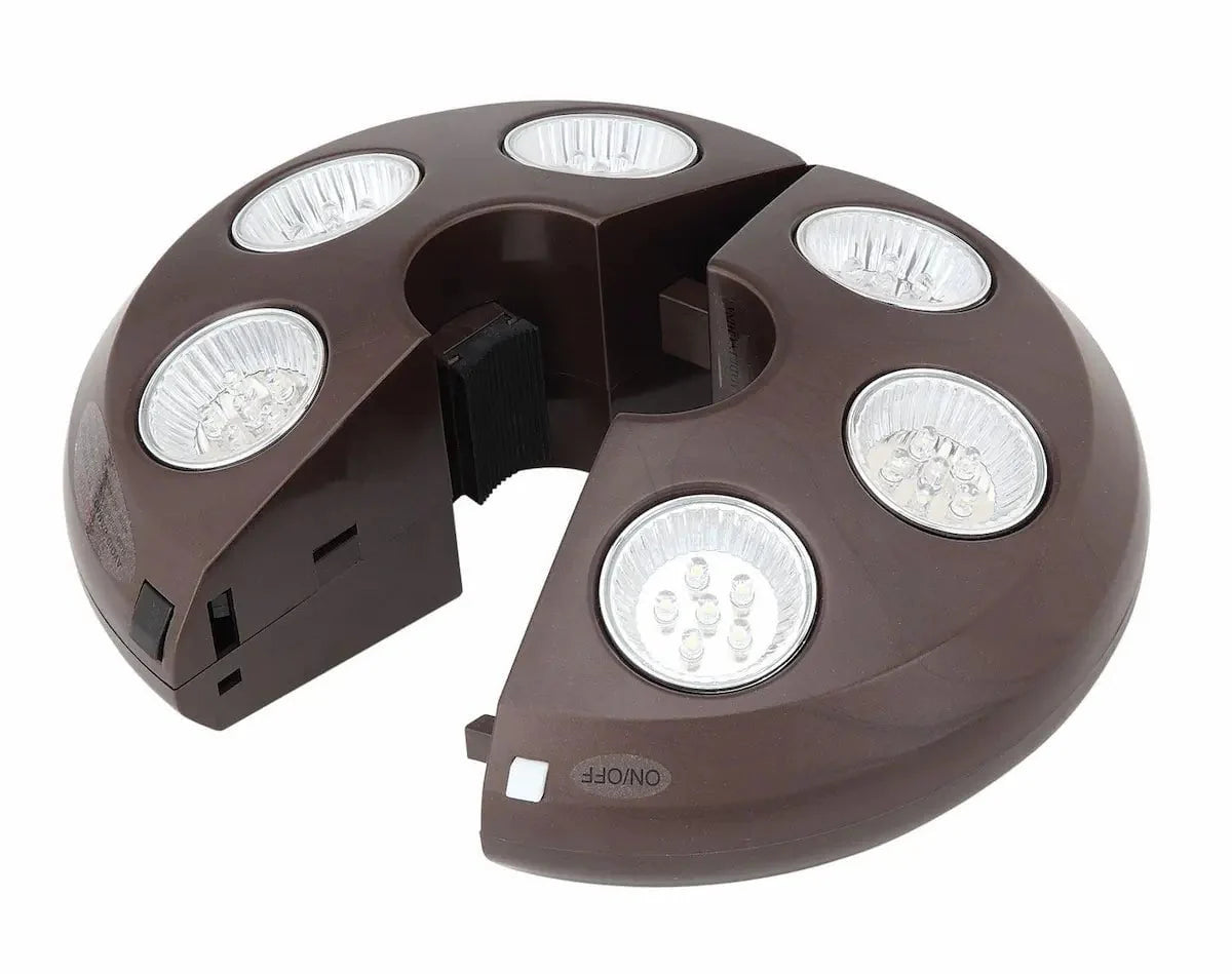 Treasure Garden Vega L Umbrella Light with Bronze Finish - Image 3