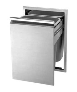 Twin Eagles 18 Double Tall Trash Drawer with Two Trash Cans