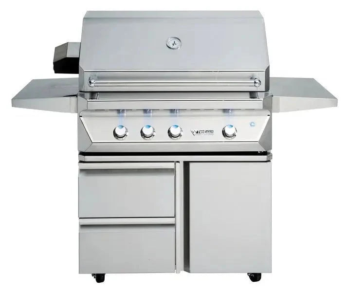Twin Eagles 36 Grill Cart with Storage Drawers and Single Door