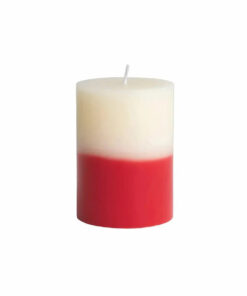 Two-Tone Pillar Candle