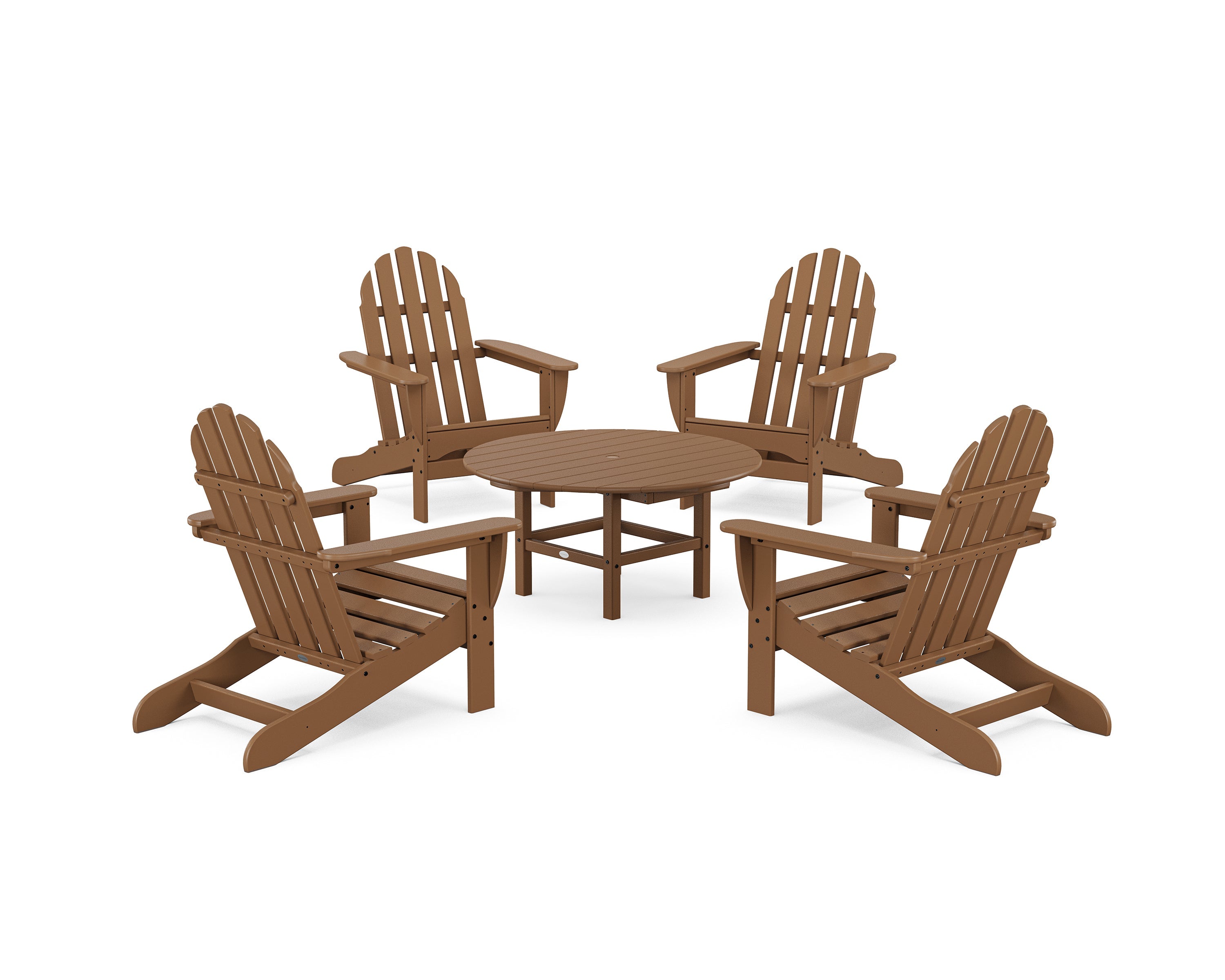 Polywoood: Classic Adirondack 5-Piece Conversation Set - Image 17
