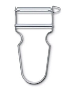 Victorinox Stainless Steel Peeler Double Edge Silver. Straight Edge