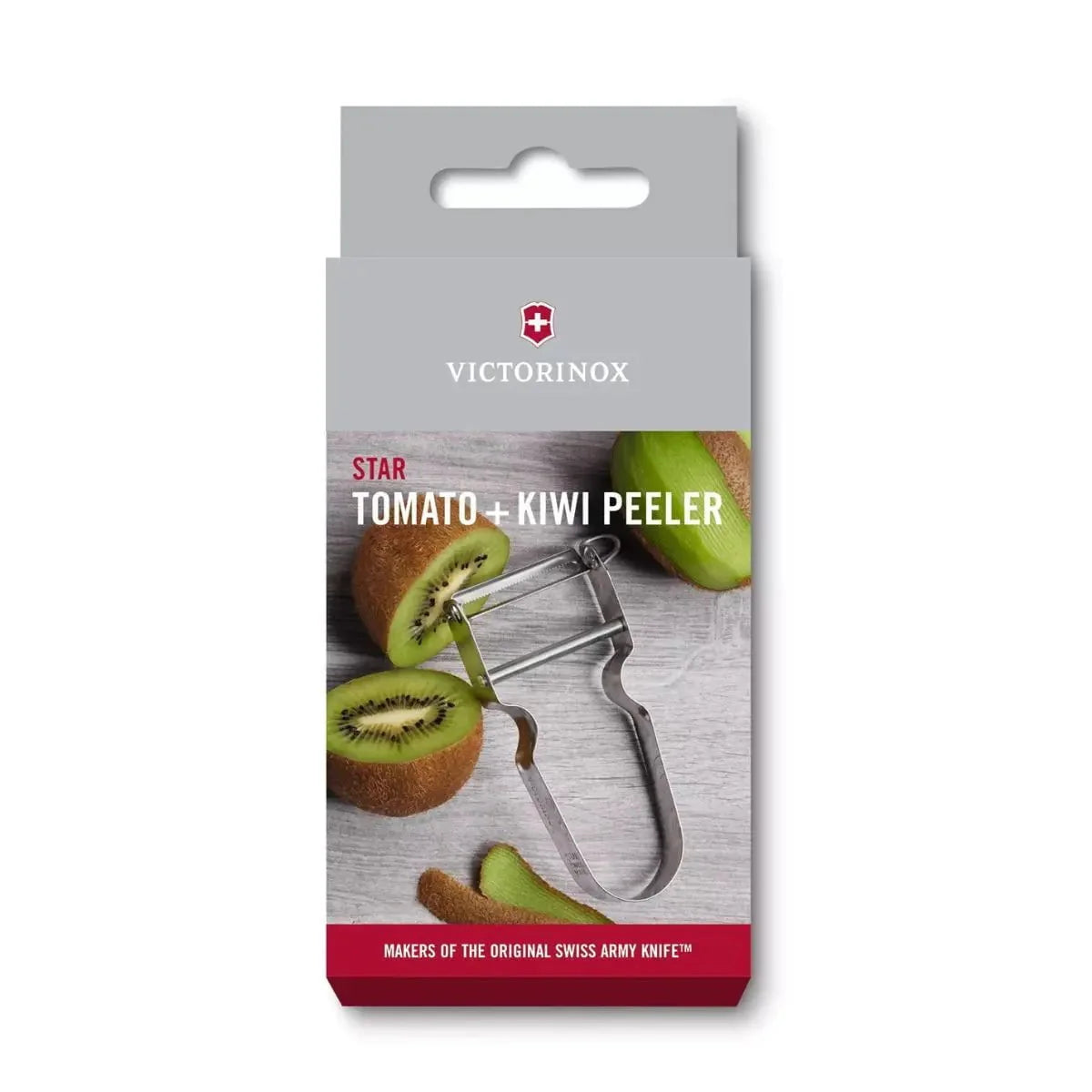 Victorinox Stainless Steel Tomato and Kiwi Peeler. Serrated Edge - Image 2