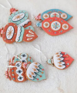 Vintage Style Clay Dough Ornaments