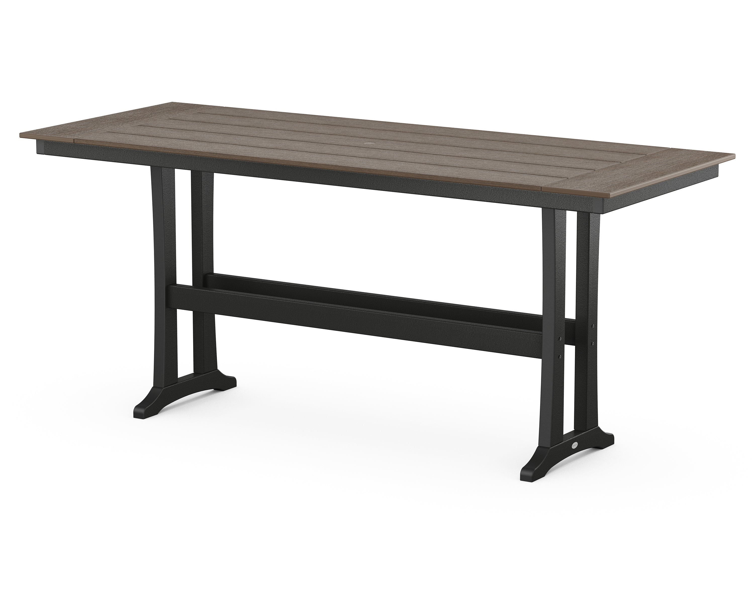 Polywood: Farmhouse Trestle 38 x 96 Bar Table - Image 4