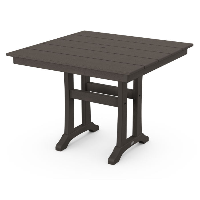 Polywood: Farmhouse Trestle 37 Dining Table - Image 23